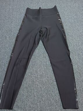 ultracor Black High-Waist Leggings with Side Detail
